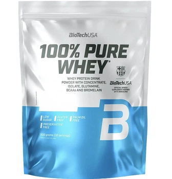 Протеин BioTech USA 100% PURE WHEY (900 грамм) Вкус Натуральный