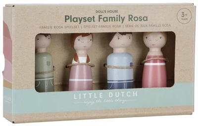 Набор деревянных кукол для домика Little Dutch LD7121 Семья Розы FSC (8713291771215)