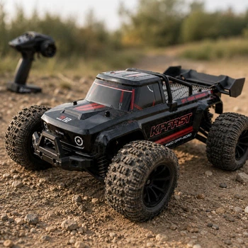 Радіокерована машинка KFPLAN KF18 1:14 4WD Brushless до 45 км/год, RC позашляховик, монстр-трак, джип на пульті керування, акумулятор 1500mAh