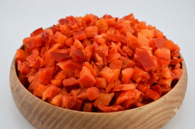 Перець червоний,різаний кубиком, заморожений 2,5 кг