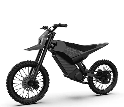 Діртбайк електричний Corso Storm E-2500 Neo XR-34090 (1) рама сталева, двигун 2500W, акумулятор літієвий 60V27AH, у коробці - Чорний