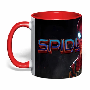 Чашка с печатью "Spider-man/Человек-паук" №2 (цвет красный) (46039)
