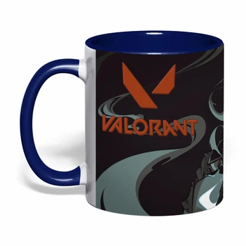 Чашка з друком "Valorant/Валорант" №4 (колір кобальт) (46289)