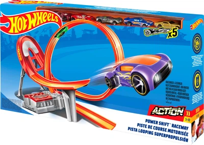 Автомобільний трек Mattel Hot Wheels з приводом Power Shift FCF18 (887961448887)