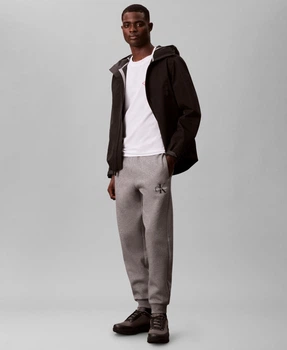 Мужские джоггеры на флисе Calvin Klein спортивные штаны 1160304453 (Серый M)