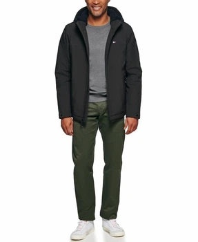 Мужская куртка Tommy Hilfiger с подкладкой из шерпы 1160797416 (Черный L)