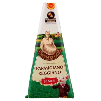 Сир Пармезан твердий 30 місяців Parmigiano Reggiano Parmareggio 30 mesi Парміджано Реджано брусок 250г