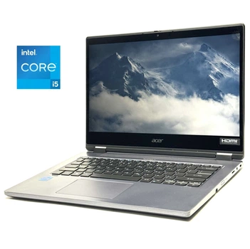 Ультрабук Б-клас Acer Travelmate P414-51 / 14" (1920x1080) IPS Touch / Intel Core i5-1135G7 (4 (8) ядра по 1.5 - 4.2 GHz) / 16 GB DDR4 / 256 GB SSD / Intel Iris Xe Graphics / WebCam / Win 11 б/в
