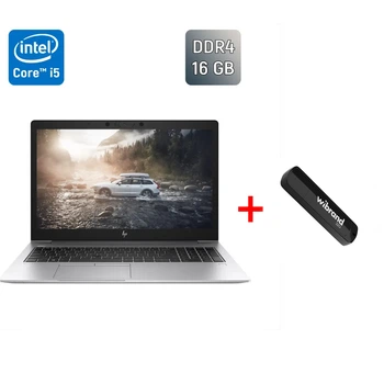 Ультрабук HP EliteBook 850 G6 / 15.6" (1920x1080) IPS / Intel Core i5-8365U (4 (8) ядра по 1.6 - 4.1 GHz) / 16 GB DDR4 / 512 GB SSD / Intel UHD Graphics / HDMI / TouchID / Windows 10 б/в + Подарунок Флеш-накопичувач USB 32 GB