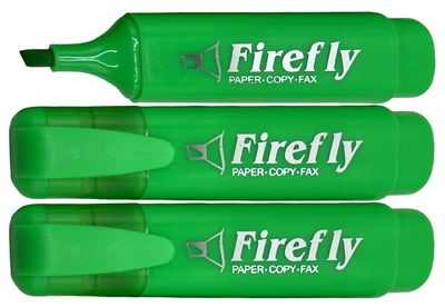 Набір текст-маркерів зелених Firefly 10шт OR-505-G