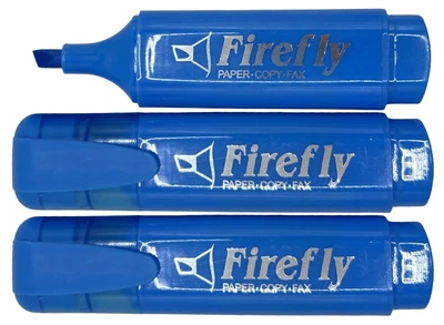 Набір текст-маркерів блакитних Firefly 10шт OR-505-B