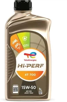 Масло моторное TotalEnergies ( Total ) HI-PERF 4T 700 15W50 (1L) для мотоцикла квадроцикла скутера