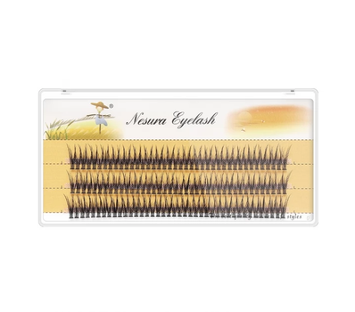Ресницы Nesura Classic 12D 0.10 V «Ласточки» 9 мм