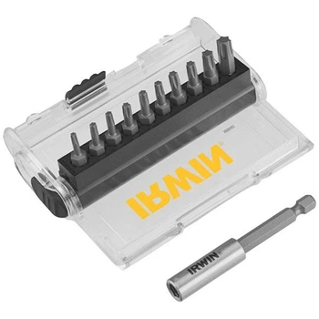 Набор 25 мм бит 10 штук: T10 / T15 (×2) / T20 (×2) / T25 (×2) / T30 / T40, магнитный держатль для би