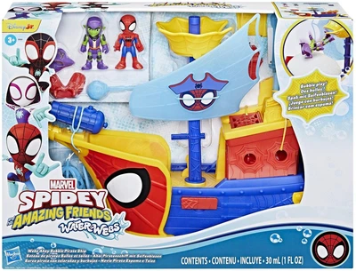 Zestaw zabawkowy Hasbro Piracki statek Spidey z bańkami G0666 (5010996281357)