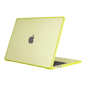 Чохол-накладка CaseFashion Frost Shield Protected для MacBook Neo 13” A18 (2026) Neon Yellow