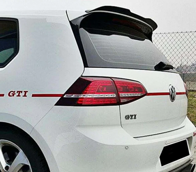 Спойлер DPT V-10 черный глянцевый для для GTI/R версии хэтчбек Volkswagen Golf 7/E-Golf
