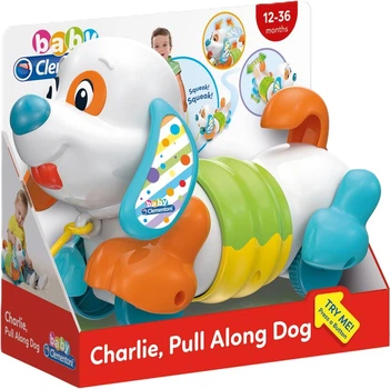 Zabawka‑popychacz Clementoni Baby piesek Charlie 12–36 mies. (8005125172627)