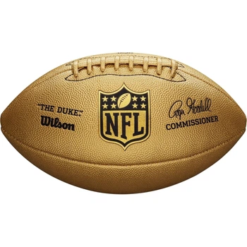 М'яч для американського футболу Wilson NFL THE DUKE METALLIC EDITION FOOTBALL золотий Розмір 9 WTF1826XB