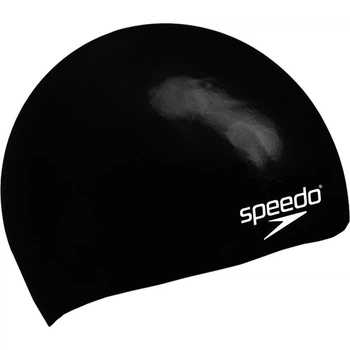 Шапочка для плавания детская Speedo PLAIN MOULDED SILICONE CAP JU черная 8-709900001