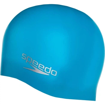Шапочка для плавания Speedo PLAIN MOULDED SILICONE CAP AU голубая 8-70984D437