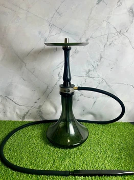 Кальян ATMOS Wood Blue, 49 см, нержавеющая сталь и дерево