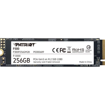Накопитель SSD Patriot P300 256GB M.2 2280 PCIe Gen 3.0 x4