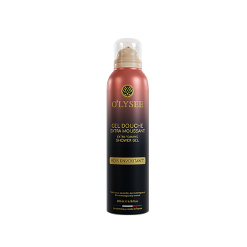 Очищающая гель-пена для душа с древесным ароматом O’LYSEE Extra Foaming shower Gel Bois Envoutant 200 мл