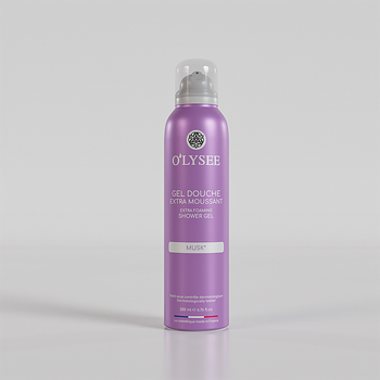 Очищающая гель-пена для душа с ароматом мускуса O’LYSEE Extra Foaming shower Gel Musc 200 мл