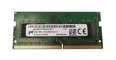 Оперативна пам'ять SODIMM 8Gb DDR4-2666 Micron MTA8ATF1G64HZ-2G6E1 б/в mta8atf1g64hz-2g6e1