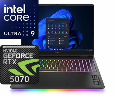 Ноутбук (2026) для геймінгу HyperX OMEN 16 Ultra 9-290 HX Plus/ 16GB/ 1ТB/ RTX5070 / 16" OLED 165Hz