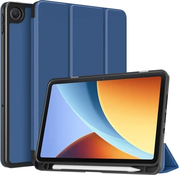 Чехол для планшета Xiaomi Redmi Pad 2 SE 9.7" (2026) BeCover Flexible TPU Matte с креплением для стилуса Deep Blue (BC_716151)