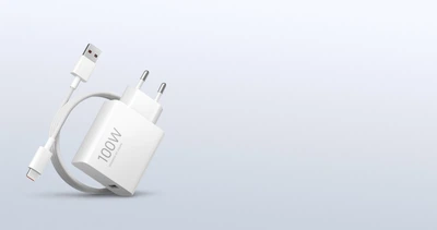 Сетевое зарядное устройство Xiaomi 100W Charging Combo USB-A с кабелем USB-C Белое (BHR095VEU)