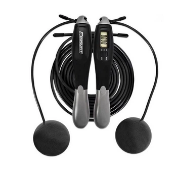 Скакалка скоростная с счетчиком TwinRope EF-1909-GY 2,8 метра