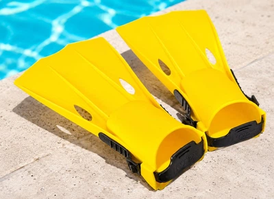Ласты для плавания и фридайвинга Intex Small Swim Fins (38-40) Medium Swim Fins Yellow
