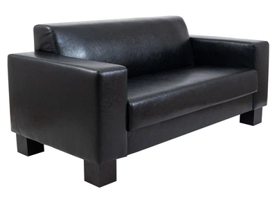 Диван Bruno 160×83×77 см екошкіра Midnight Black