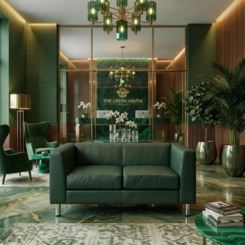 Диван Morgan 145×77×70 см екошкіра Soft Green