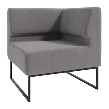 Модульний диван Lounge кутовий 77×77×83 см Soft Grey
