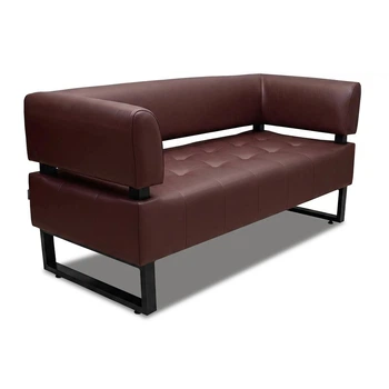 Диван Office 155×65×75 см екошкіра Coffee Brown