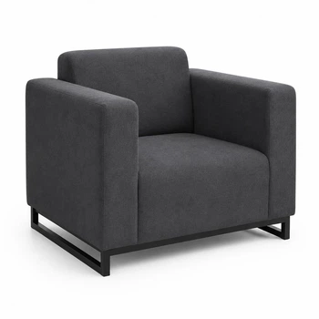 Диван Kansas Soft Grey 90×75×88 см (металевий каркас)
