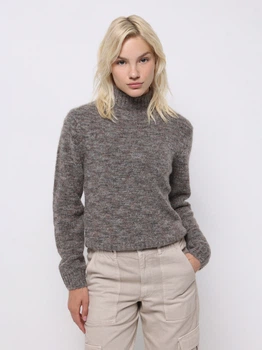 Свитер вязаный женский Colin's CL1076811BRW L Brown (8684112831589)