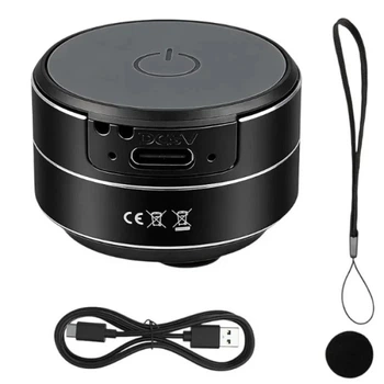 Вибрационная Bluetooth-колонка Hombasing 3 Вт с магнитом и присоской • Беспроводная мини-колонка Hombasing Bluetooth 5.3 с аккумулятором и подзарядкой Type-C 58503