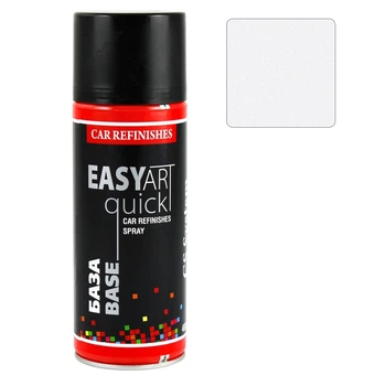 Эмаль автомобильная CS SYSTEM Easy Art Quick Base 70201 Серебристая металлик аэрозоль 400 мл