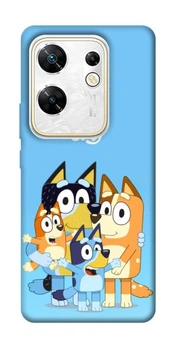 TPU чехол Demsky Bluey family для Infinix Zero 30 4G