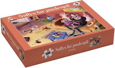 Пазл Carlsen «Тато Саллі» (Sallys far), 100 елементів (9788727314143)