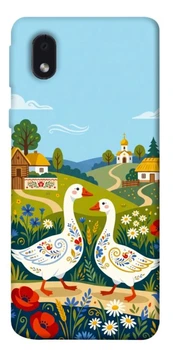 TPU чехол Demsky Ukr gooses для Samsung Galaxy M01 Core / A01 Core