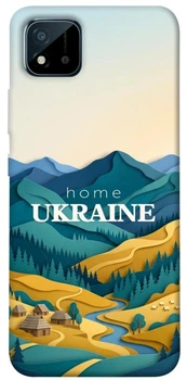 TPU чехол Demsky Ukraine home для Realme C11 (2021)