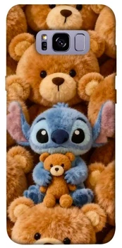 TPU чехол Demsky Stitch teddy bears для Samsung G955 Galaxy S8 Plus
