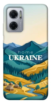 TPU чехол Demsky Ukraine home для Xiaomi Redmi Note 11E