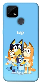 TPU чехол Demsky Bluey family для Realme C21